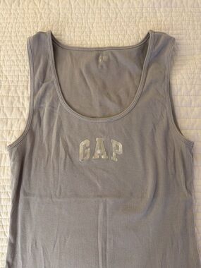 GAP Ribbed Tank Top in Light Lavender